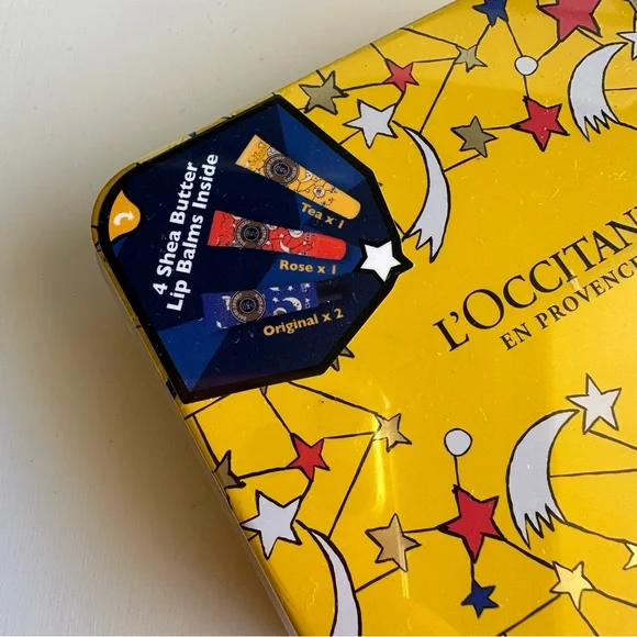 *SOLD* NIB L’OCCITANE en Provence Lip Balm Quartet Lip Set with Tin Gift Box - Picture 3 of 4